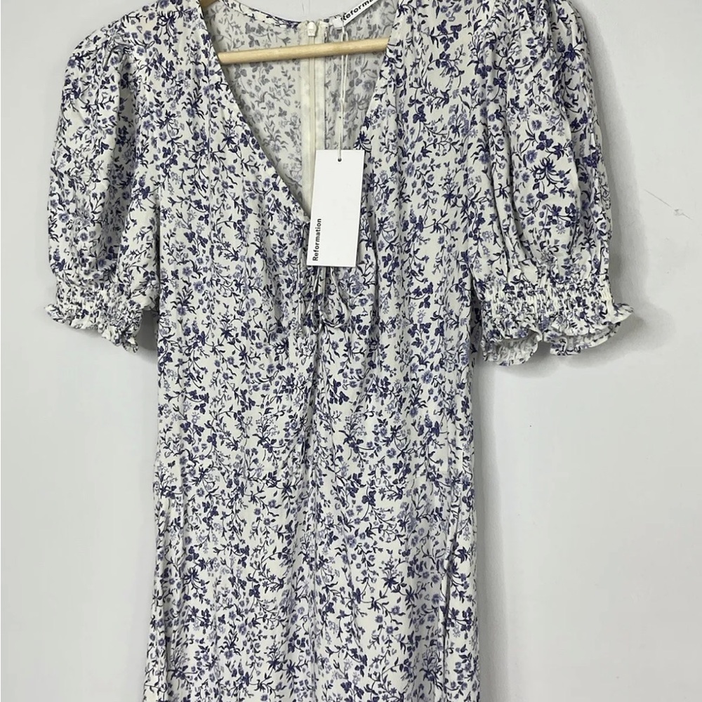 Reformation Trisha Johanna Dress US 2 UK 6 / 8 Floral Boho Midi BNWT Sold Out - Picture 8 of 10